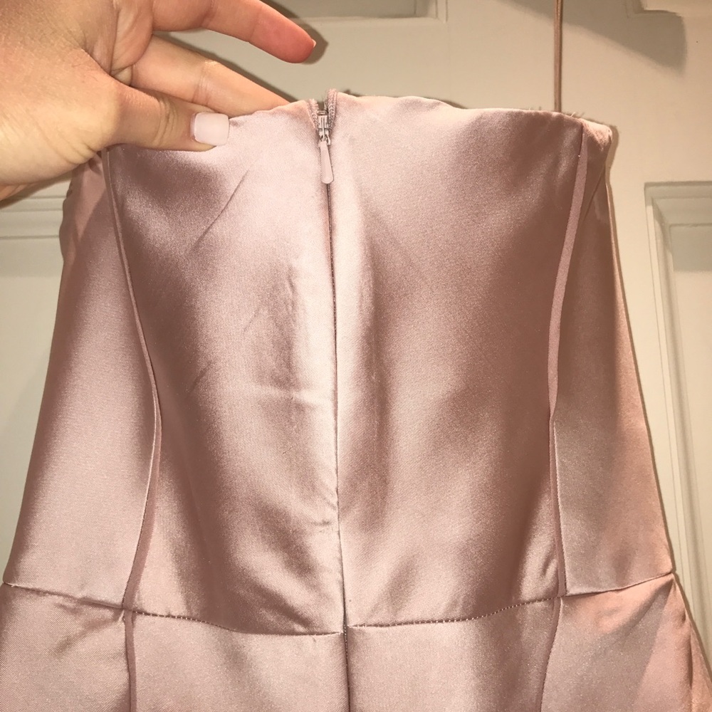 SOLD! $6800 J Mendel Midi Dress Pink Gown Beaded 2 - Picture 7 of 8